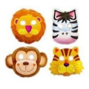 Jungle safari party masks Party Decoration