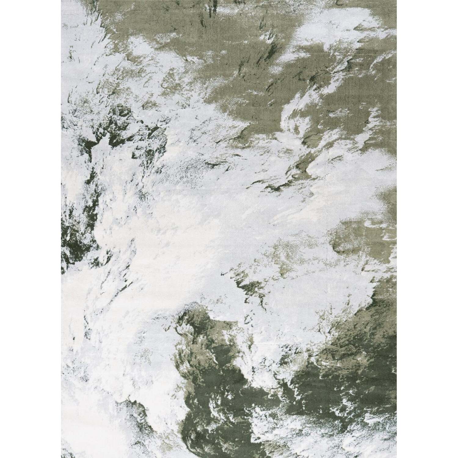 The Rugs Unisex Green Elaris Stain Resistant Marble Design Living Room Area Rug 400 In | Size: 240Cm X 340Cm - Image 2