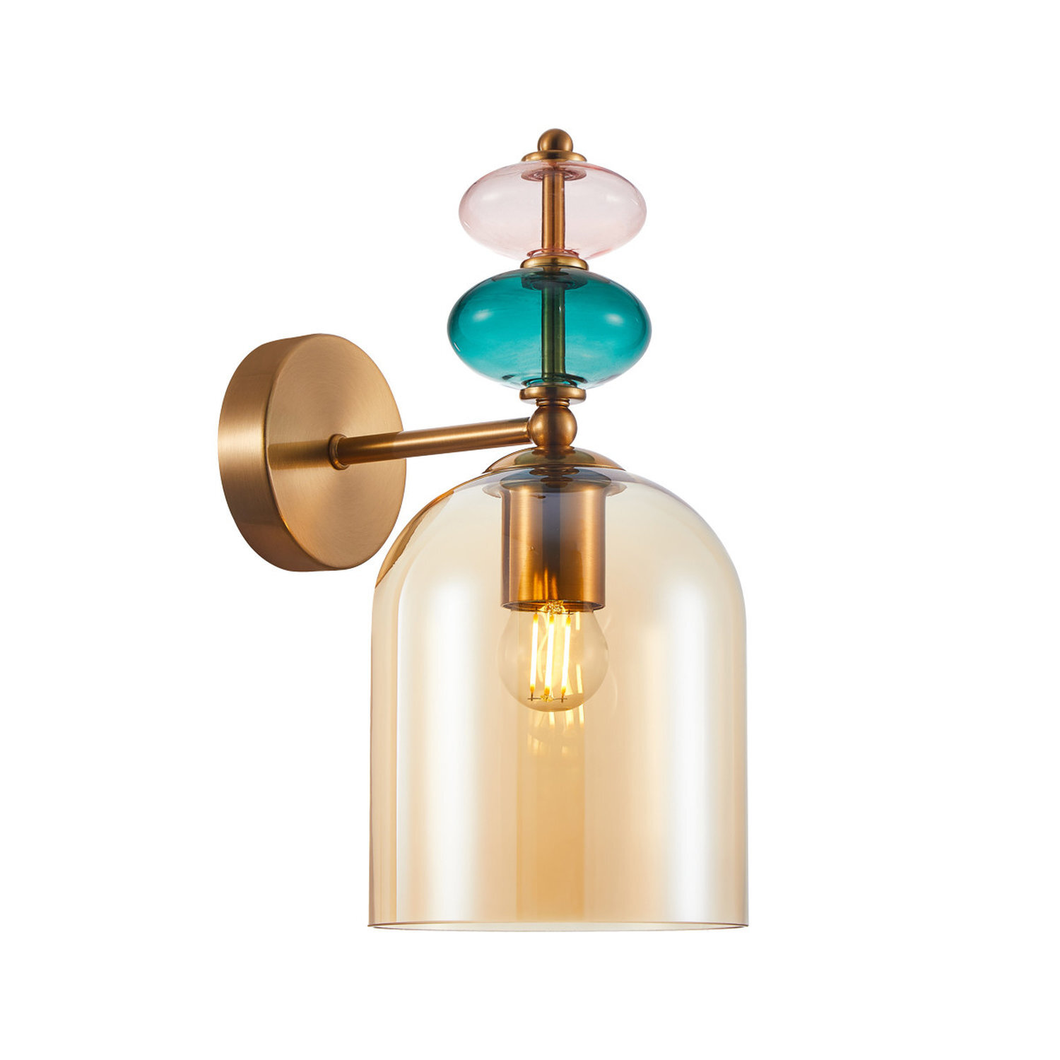 Italux Lighting Busco Wall Light Gold - Gold