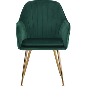 Green Set of 2 Velvet Dining Armchairs shot 21678064
