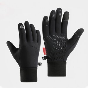 Touch Screen Waterproof Winter Thermal Gloves, Windproof Warm Gloves - Size L