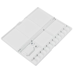 Foldable Plastic Palette - White / 11cm