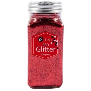 Fine Glitter - Red / 100g