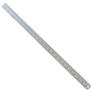 Stainless Steel Ruler - Silver / 60cm