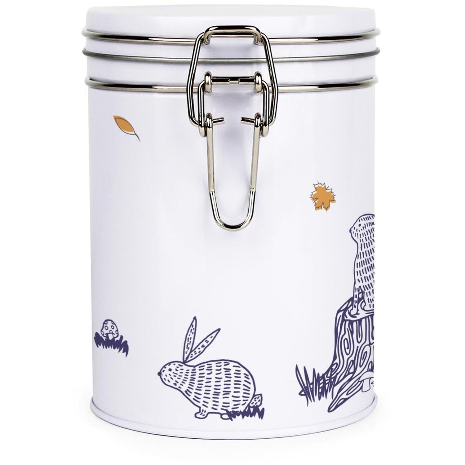 Woodland Rabbits Clip-Lid Canister - 700ml Kitchen Storage Jar Gift - Image 2