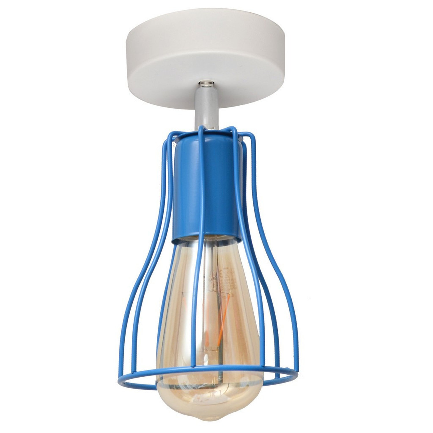 Helam Lighting Tube Ceiling Light White
