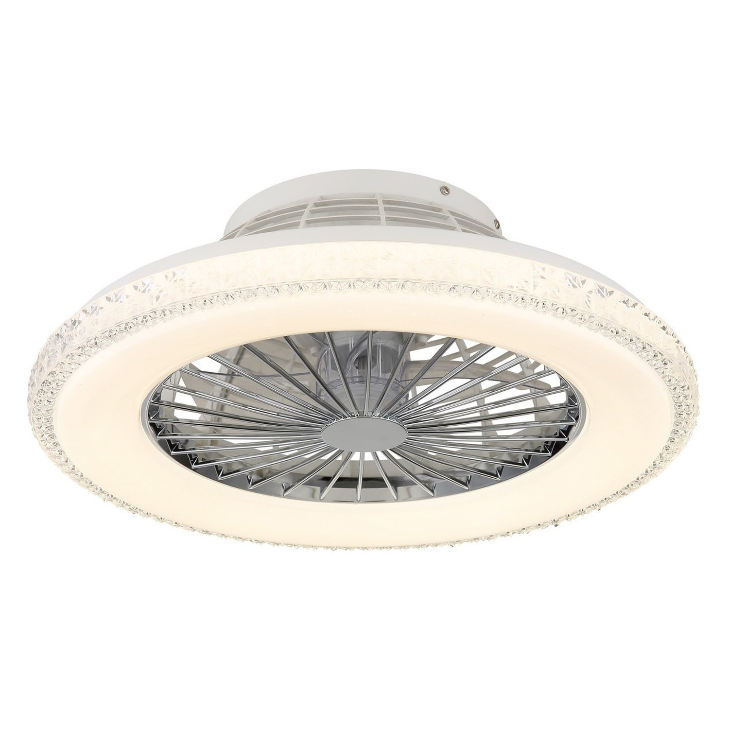 Globo Lighting Corusso Ceiling Fan Chrome