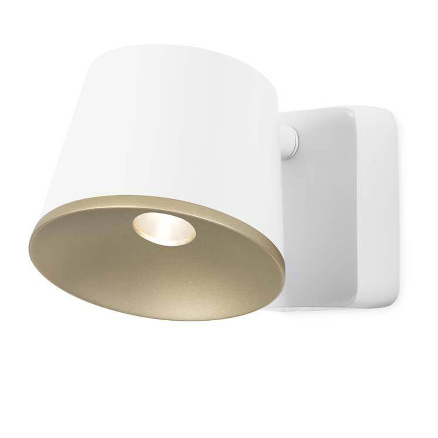 Netlighting Unisex White Drone Led Light Indoor Dome Wall Ceiling Light Gold Size 1 - Image 2
