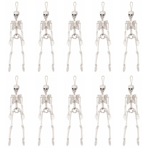 10-Pack 3ft Posable Halloween Skeletons