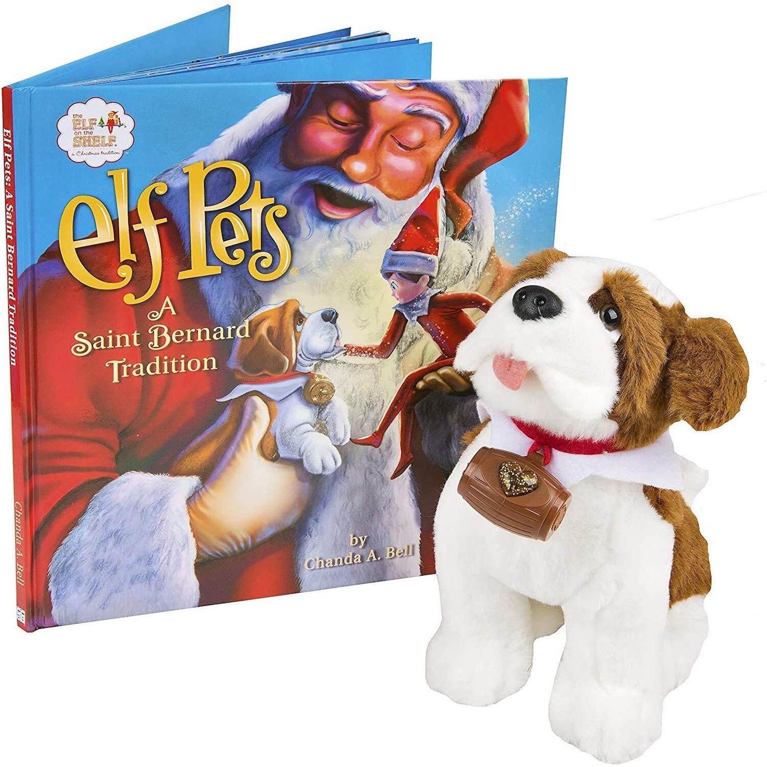 Image of Elf on the Shelf Elf Pets A Saint Bernard Tradition - Brown