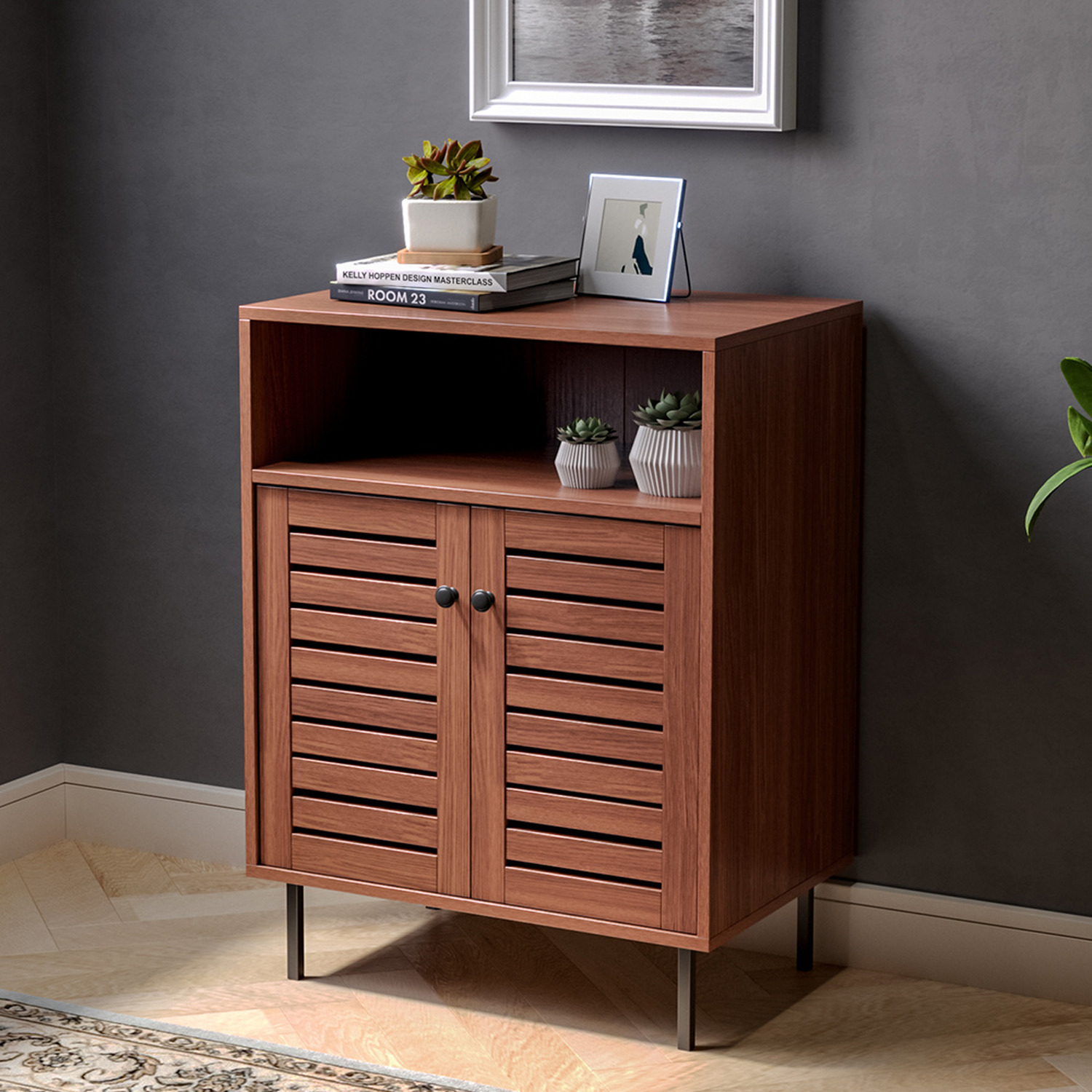Kitchen Floor Storage SideBoard Cabinet Buffet Cupboard Organizer