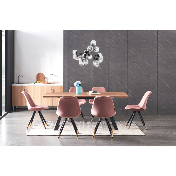 Sofia Toga LUX Dining Set with a Table and Chairs Set of 6