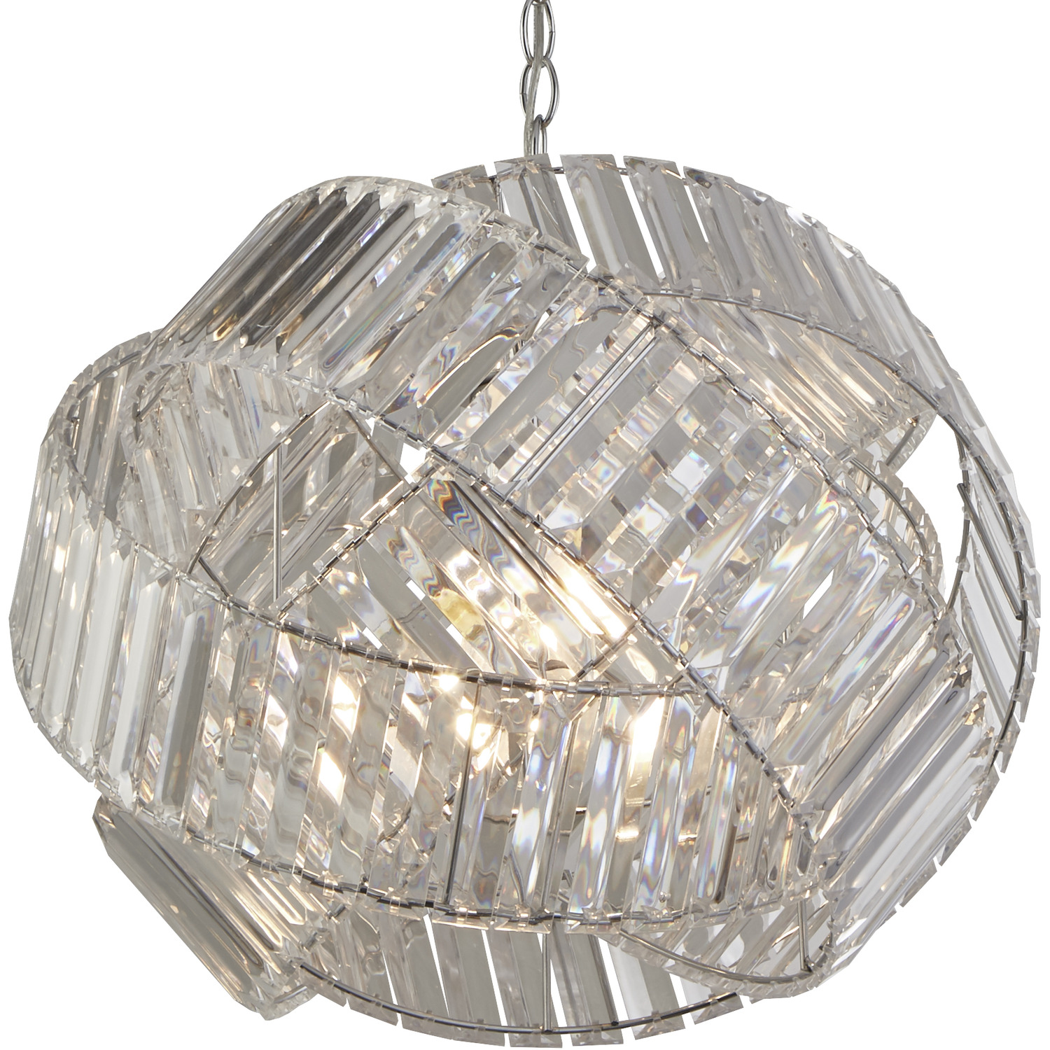 4 Band Venetian Pendant - Silver