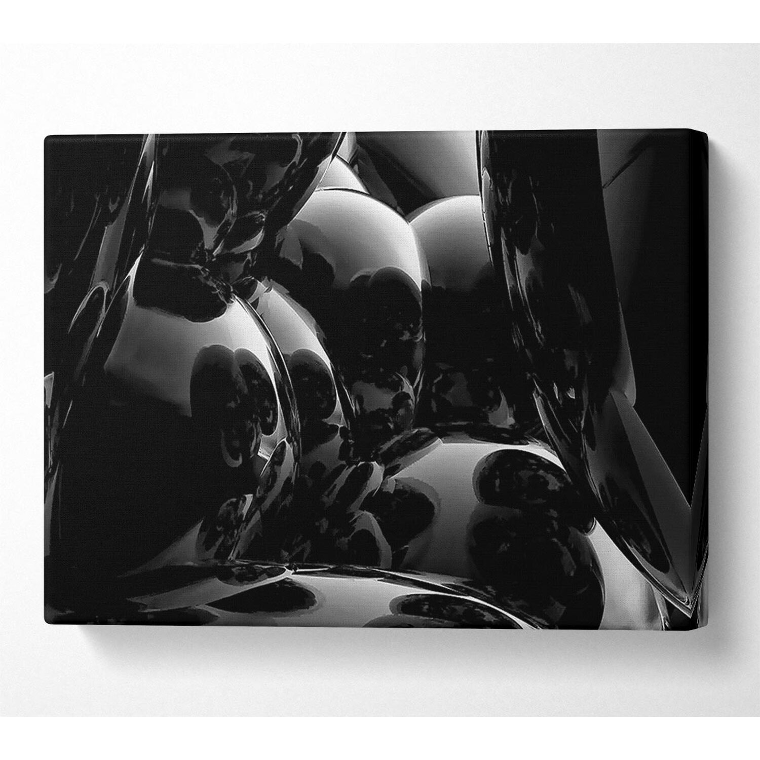 Wallart-Direct - Bamboozled Balls Canvas Print Wall Art - Yellow / 101.6cm thumbnail