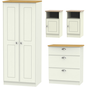 Victoria Ready Assembled 4 Piece Bedroom Set