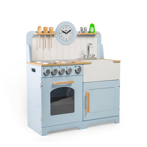 Tidlo Wooden Country Play Kitchen - Blue