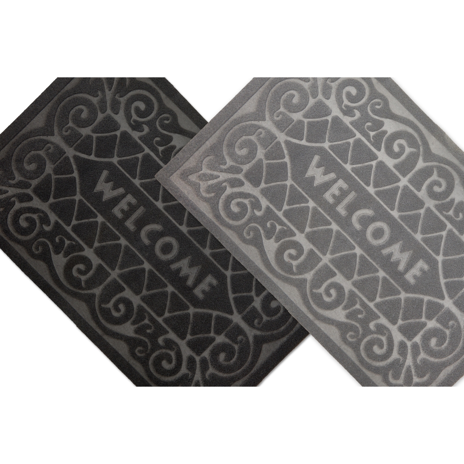 Welcome Door Mat - Black