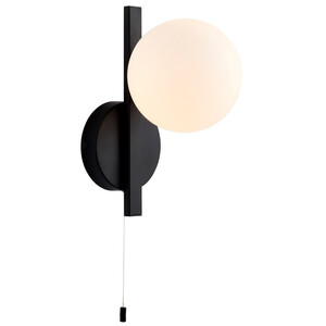 Riomaggiore Bathroom Wall Lamp Matt Black Matt IP44