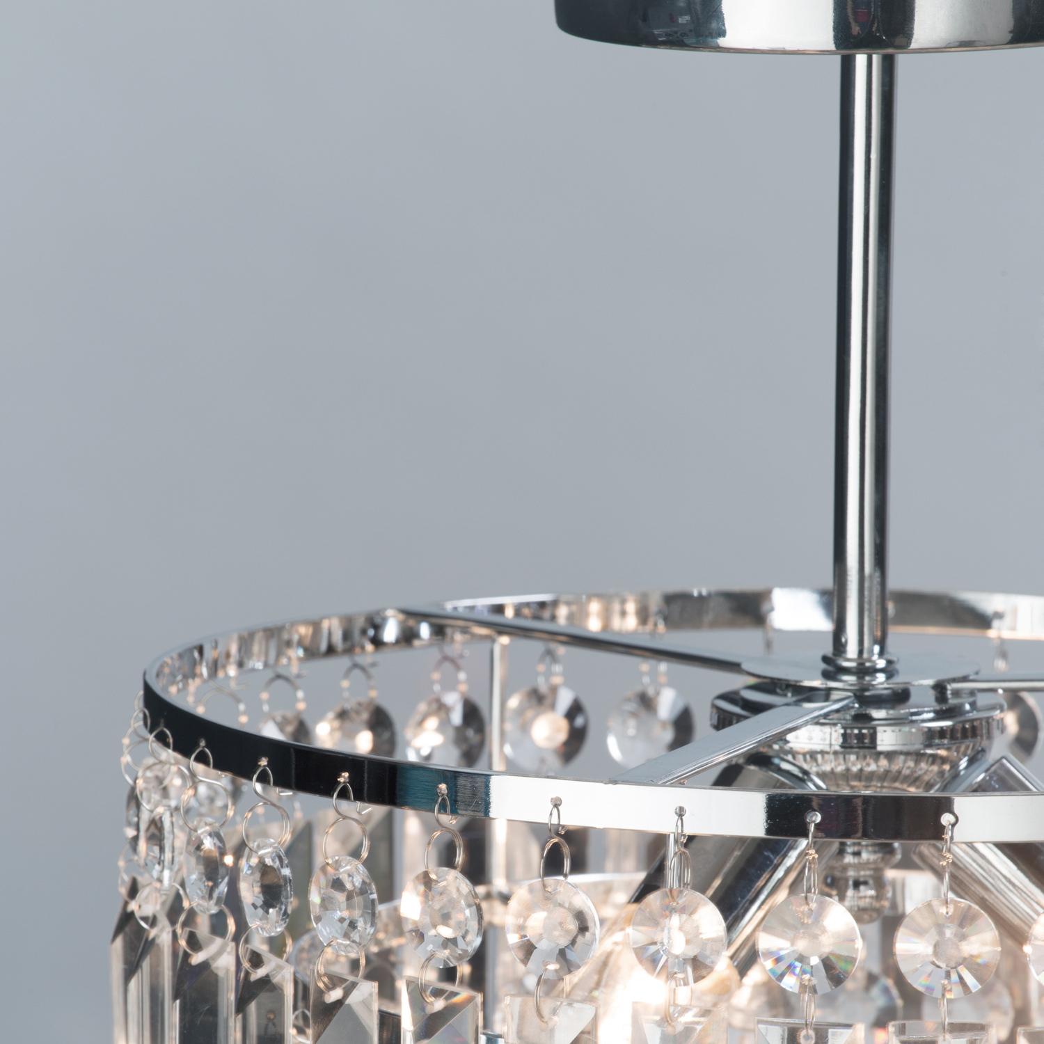 Vasca Bathroom Semi Flush - Chrome
