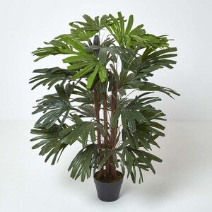 Artificial Rhapis Excelsa Palm Tree, 120 cm Tall
