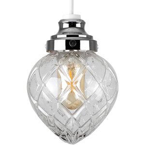 Aphrodite Silver Ceiling Pendant Shade