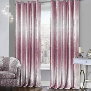 Stunning Ombre Velvet Tonal curtain Pair