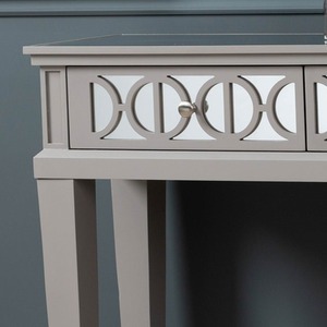 Shinny Grey Slim Modern Console Table for Living Room shot 5395589