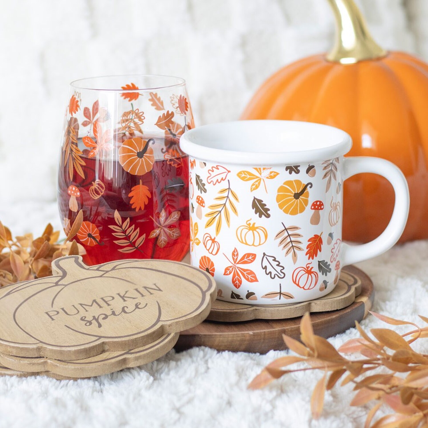 Image of Pumpkin Spice Coasters Set of 4&hellip;