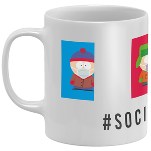 Official South Park Social Distancing Mug
