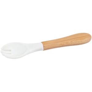 Bamboo Baby Weaning Fork with Silicone Tip