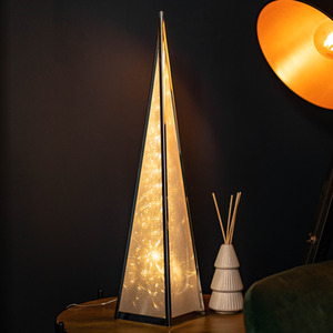 Holographic Christmas Pyramid with 16 LEDs