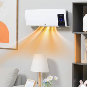 HOMCOM Electric Heater 2000W Wall Mounted Ceramic Heater