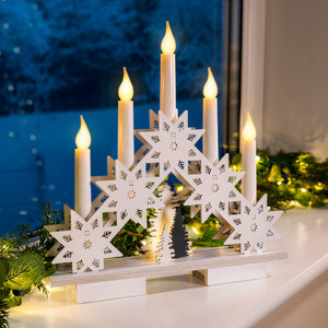 Snowflake Candle Arch Bridge