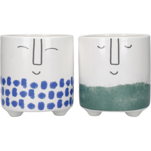 KitchenCraft Planters Face x2