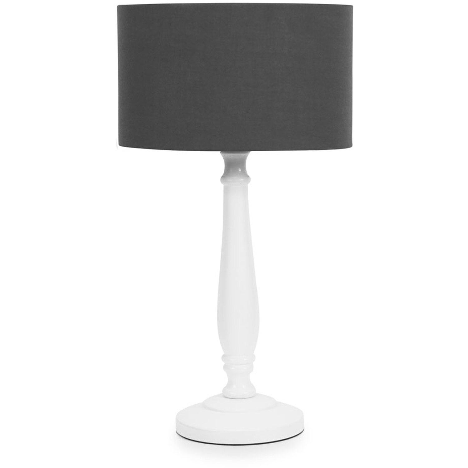 Image of Victoria White Table Lamp Drum Shade&hellip;