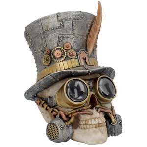 Count Archibald Steampunk Top Hat Skull