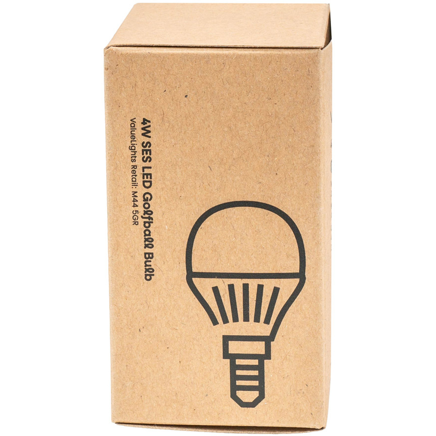 6 Pack E14 White Thermal Plastic Golfball LED 4W 3000K 400lm Light Bulb