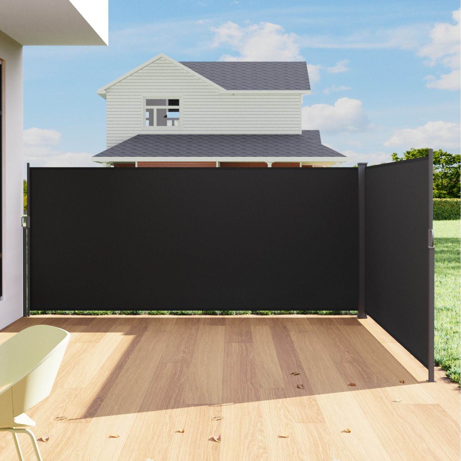 Image of Outdoor Retractable Waterproof Side Awning -&hellip;