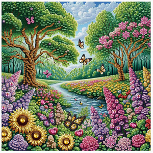 Summer Scene Diamond Painting Kit
