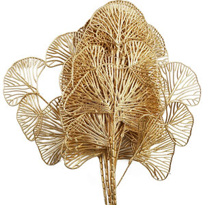 Bunch of Golden Leaves Flower Arrangement Decoration