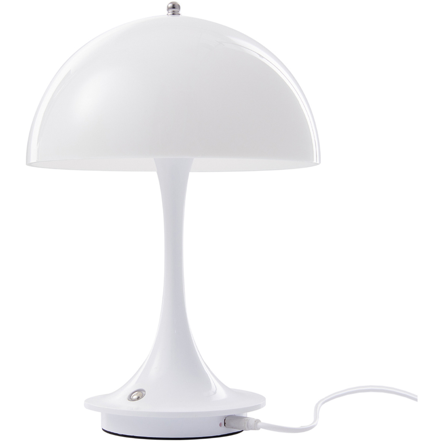 Image of Compact Mushroom-Shaped Dimmable Table Lamp -&hellip;