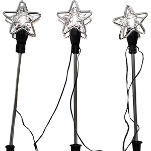 Christmas Star Flashing Warm White LED Connectable Pathfinder Lights