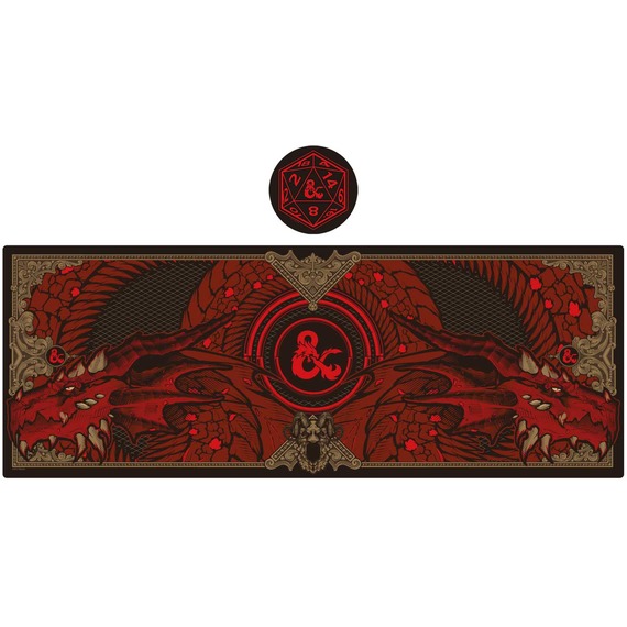 Dungeons & Dragons XL Desk Pad and Coaster Set