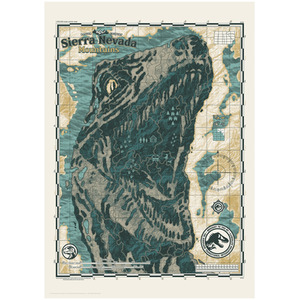 Jurassic World Sierra Nevada Mountains Limited Edition Art Print