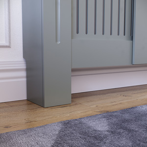 Grey / 204cm Chelsea Radiator Cover shot 8338374
