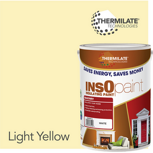 Light Yellow InsOpaint Exterior Masonry Paint Heat Reflecting and Weatherproof Paint shot 8407950