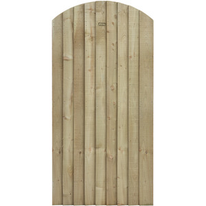 Rowlinson Featheredge Arch Top Wooden Gate