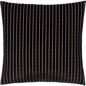 Savoy Stripe Cut Velvet Cushion