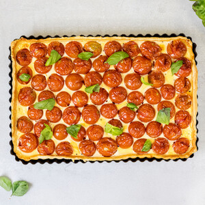 MasterClass Non-Stick Loose Base Fluted Rectangular Flan  Quiche