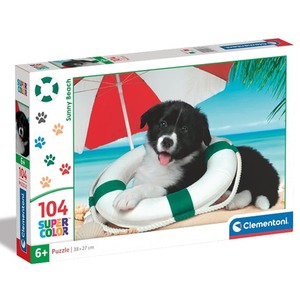 Beach Dog 104 Piece Jigsaw Puzzle